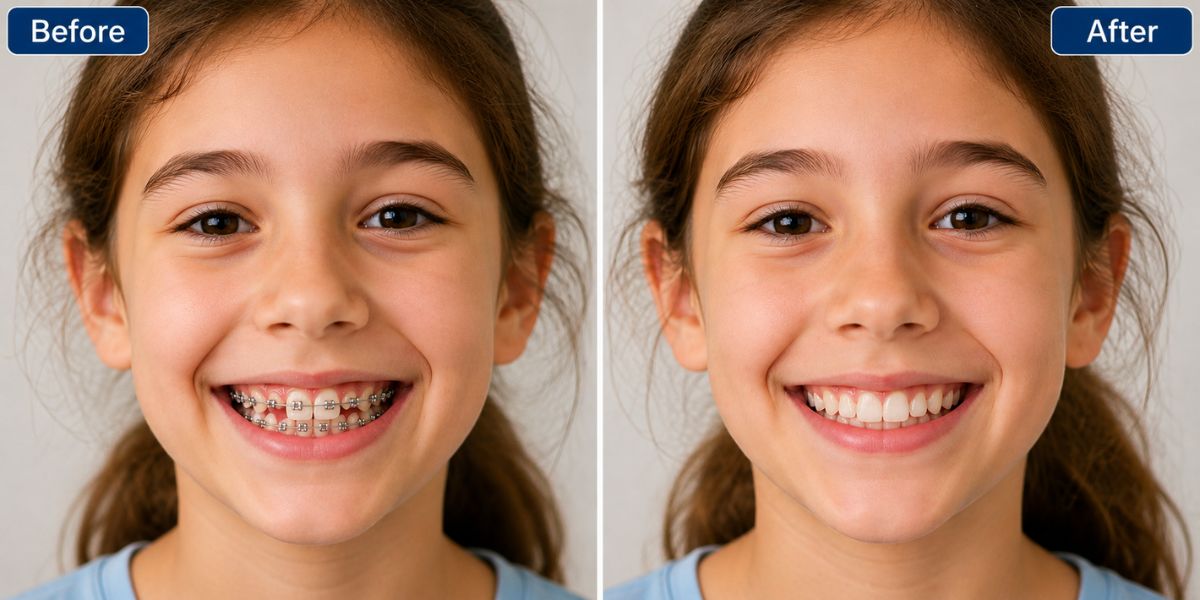 children braces cost UK